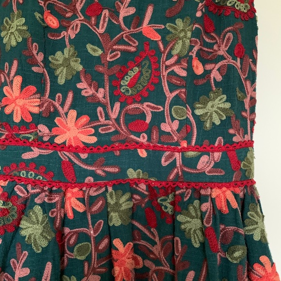 Anthropologie Adelyn Rae embroidered dress - Picture 8 of 12